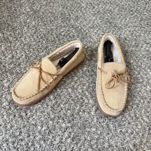 Sperry Suede Leather Doyle Moc Slipper Shoes Tan STS24757 Mens Size 12 NEW